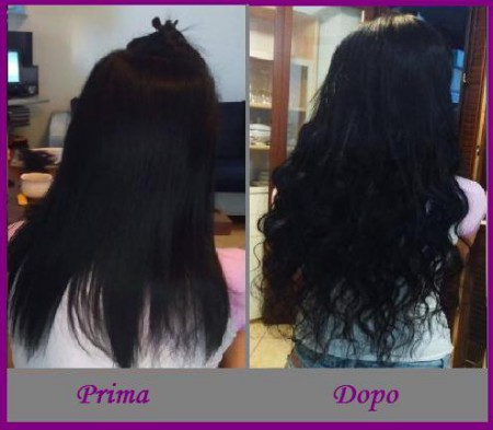 135 ciocche mosse keratina